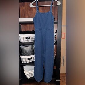 American Eagle Blue Denim Overalls
